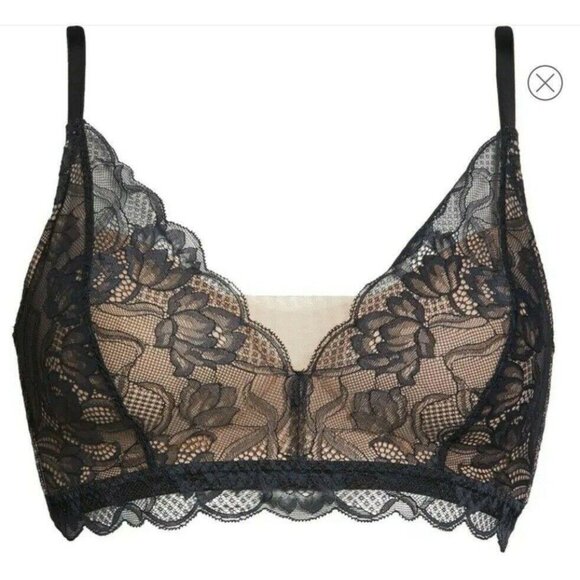 🆕NATORI Muse Full Wireless T-Shirt Bra #733251 Black 36G - Picture 6 of 12